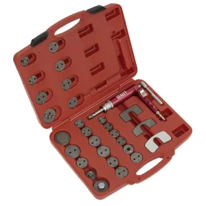Sealey VS0286 Air Operated Brake Wind-Back Tool Kit 29pc