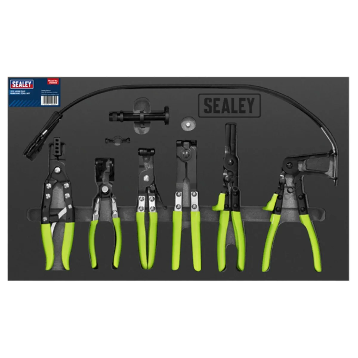 Sealey VS2662 Hose Clip Removal Tool 7pc Set
