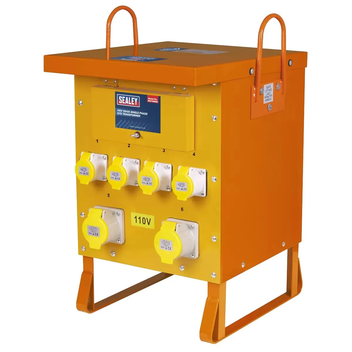 Sealey WST10000 Single Phase Site Transformer 110V/10kVA