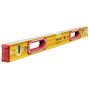 Stabila STB196280 80cm / 32 Double Plumb Vial Ribbed Spirit Level - 15234