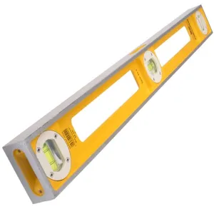 Stabila STB83S40 83S Double Plumb Level 100cm with 3 Vials for Precision Leveling 02546