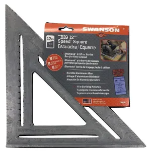 Swanson 12 Imperial Speed Square With Instruction Book SWA-T0108