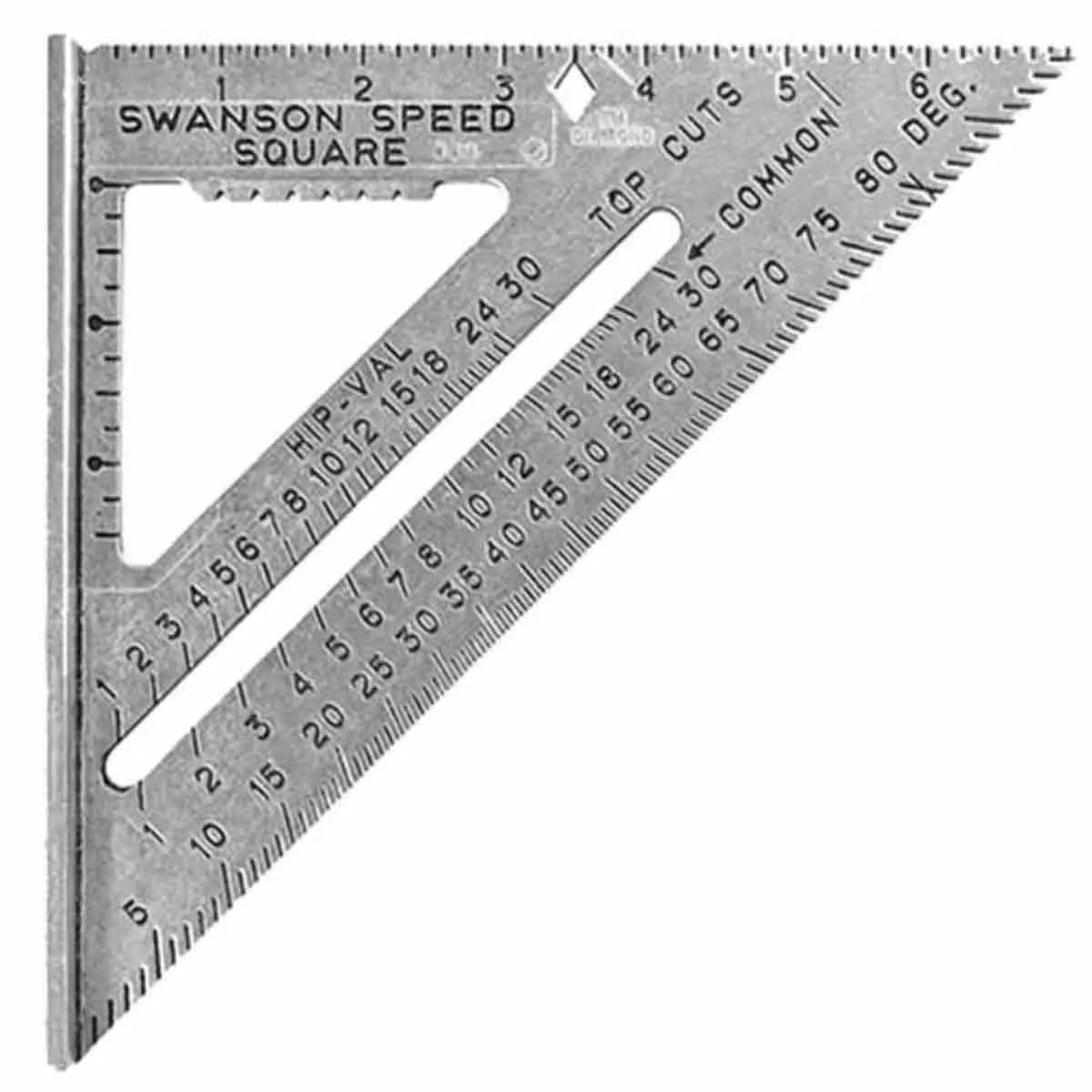 Swanson 7 Imperial Speed Square With Instruction Book SWA-S0101