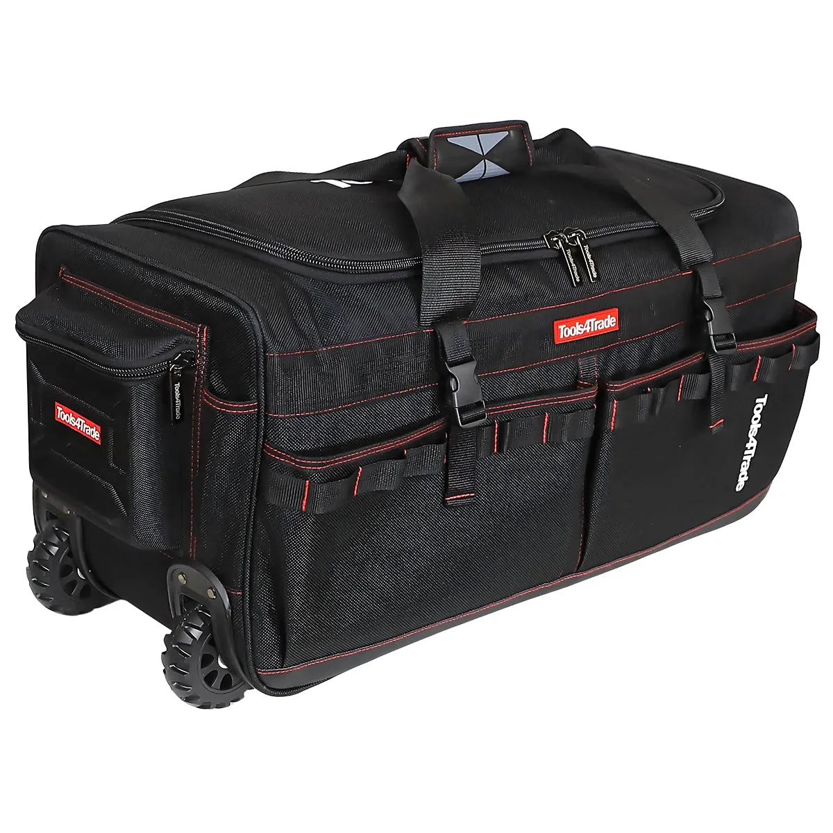 Tools4Trade 26 Heavy Duty Tool Bag with Wheels Black