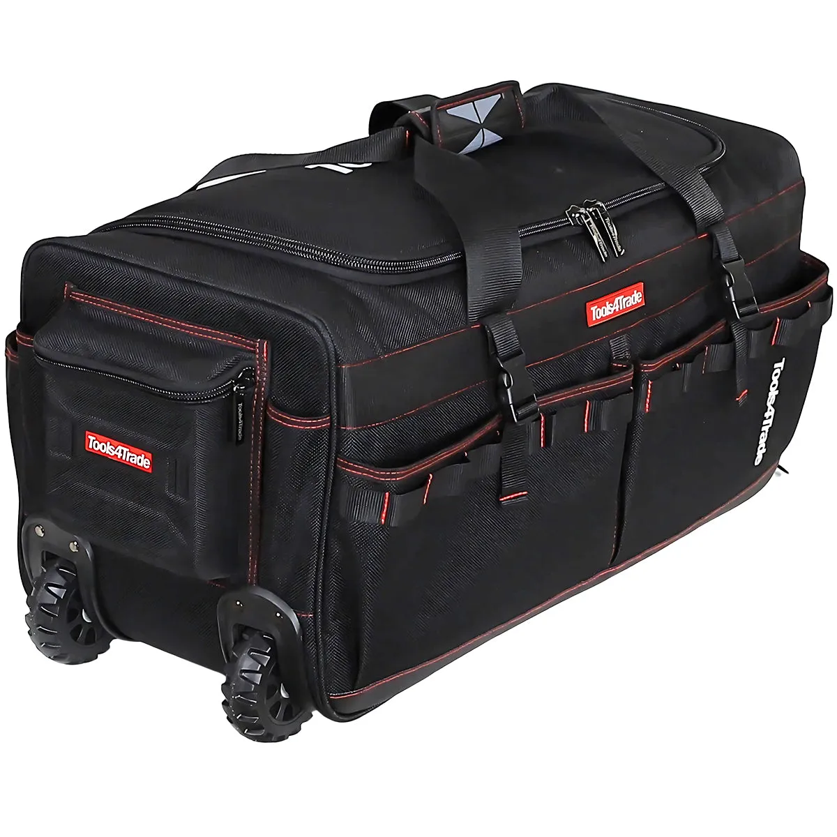 Tools4Trade 26 Heavy Duty Tool Bag with Wheels Black