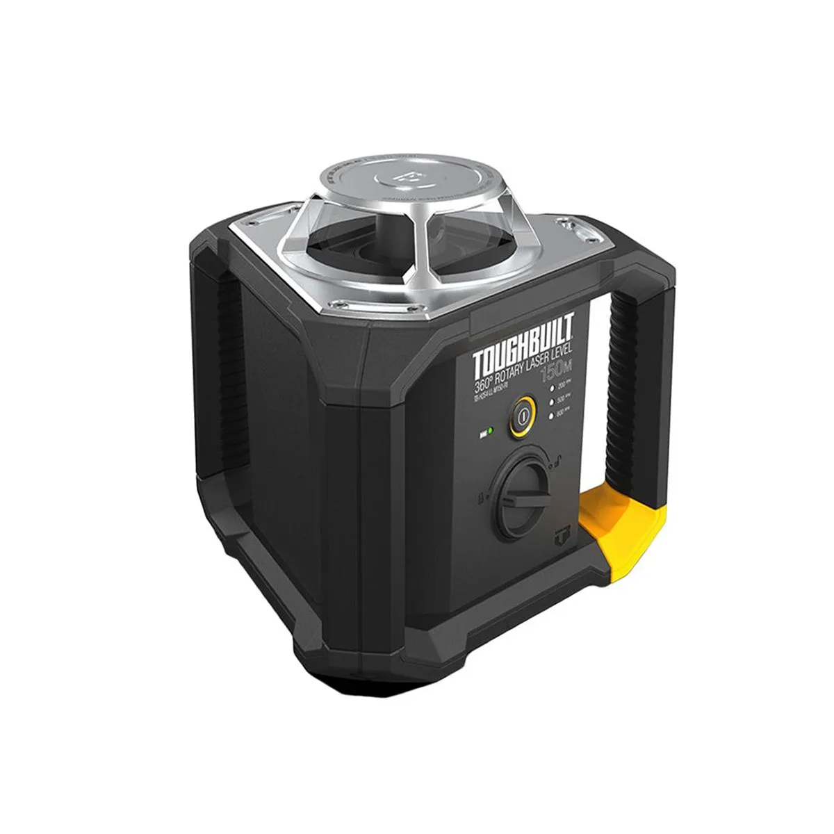 Toughbuilt 150m / 500ft 360 Rotary Laser Level Kit with Rolling Laser Receiver TB-H2S4-LL-M150-R1-BEA
