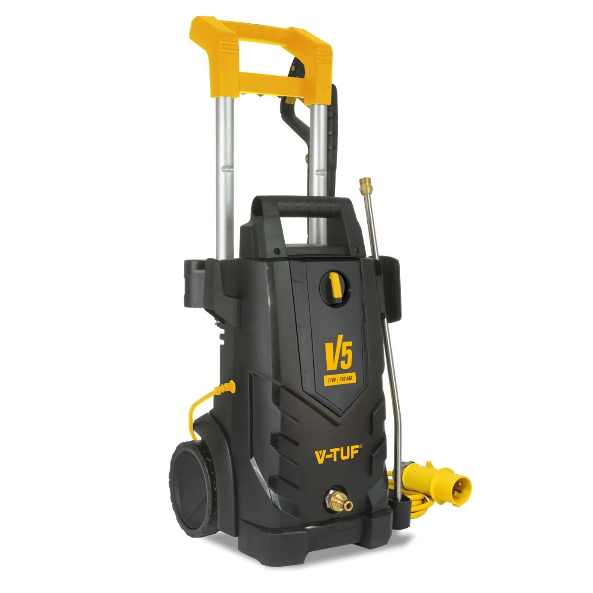 V-TUF V5110X2 High Performance Electric Pressure Washer 2200psi. 150 Bar. 6L/min for Powerful Cleaning